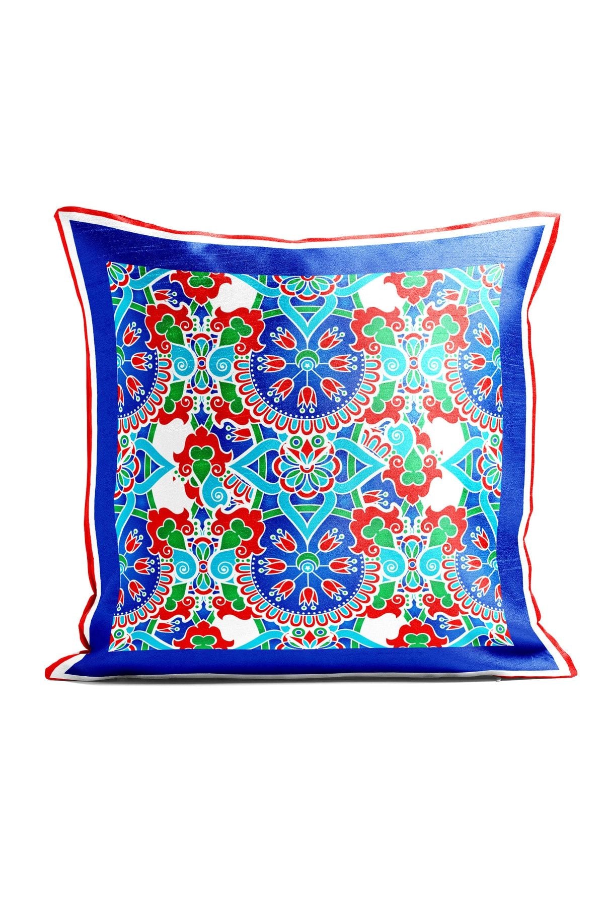 Tile-Inspired Silk Pillow