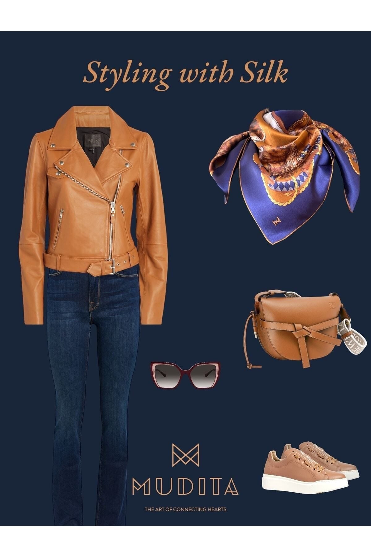 Silk Scarf - Best Friends