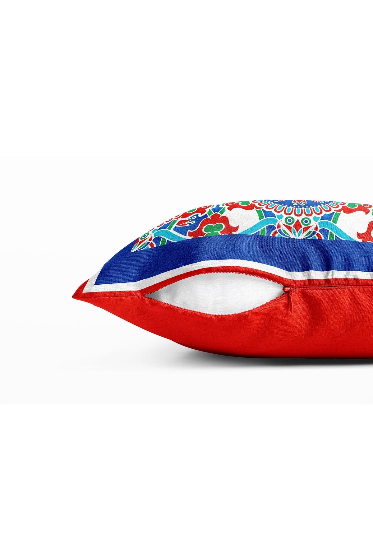 Tile-Inspired Silk Pillow
