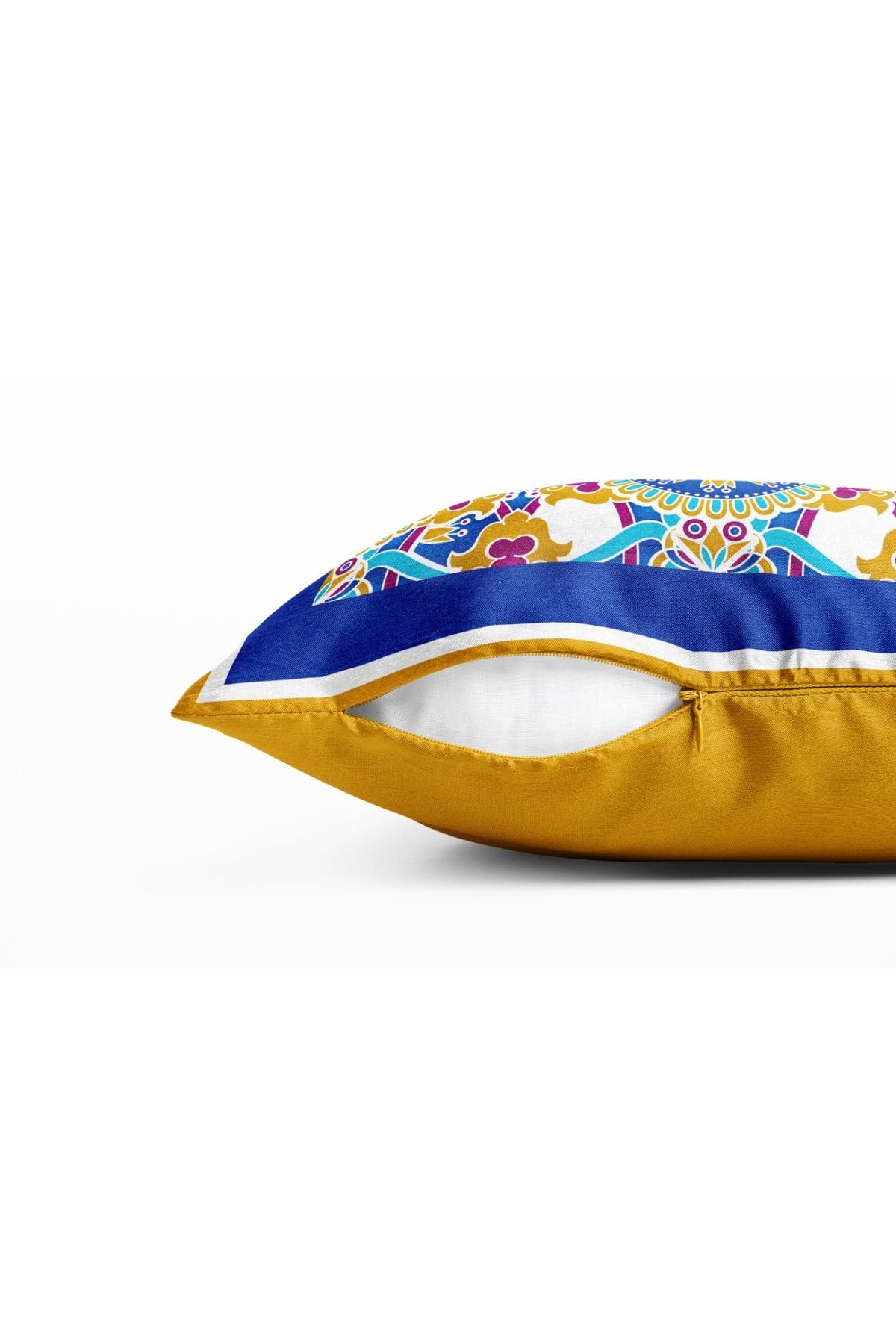 Tile-Inspired Silk Pillow