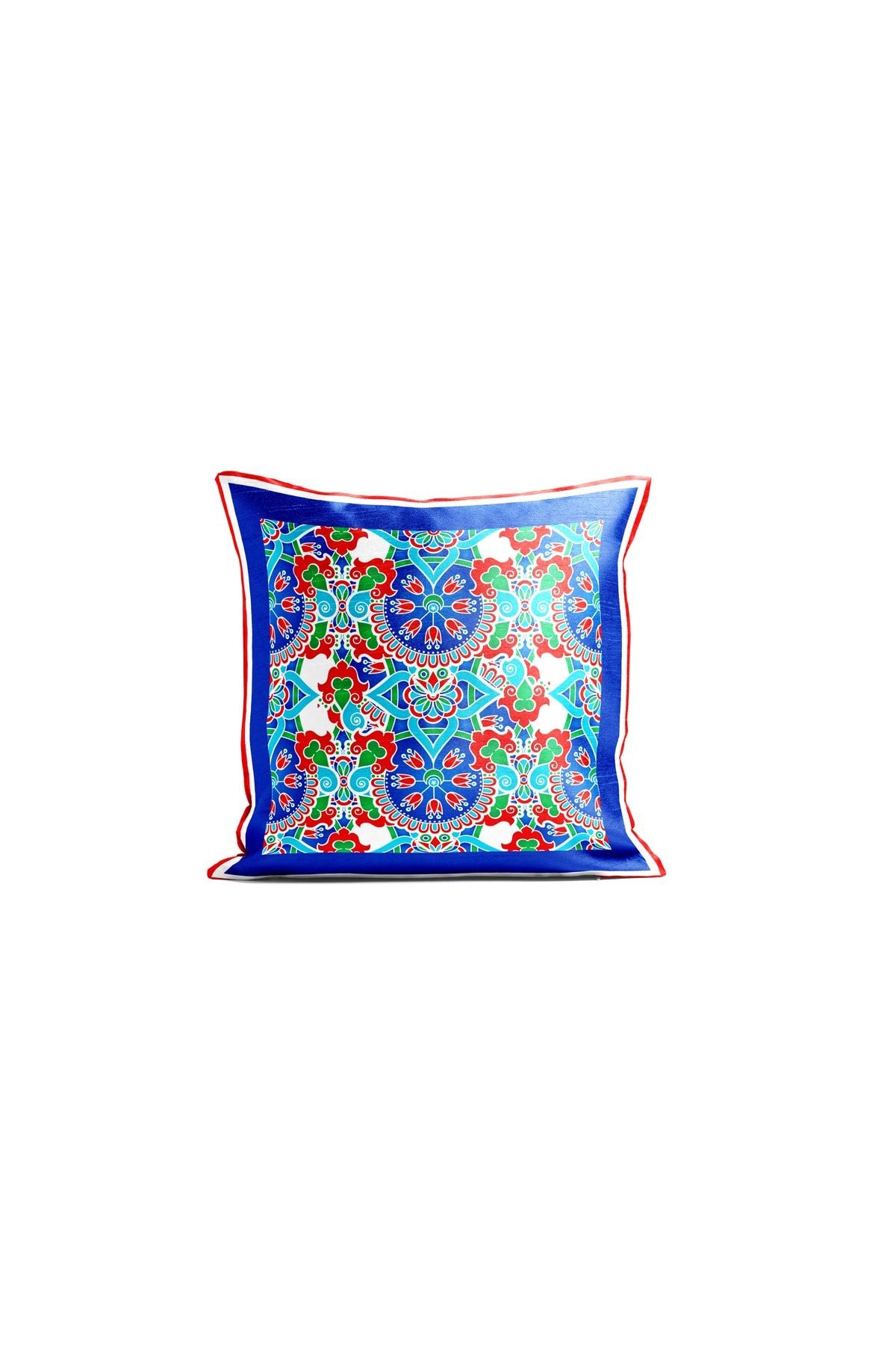 Tile-Inspired Silk Pillow