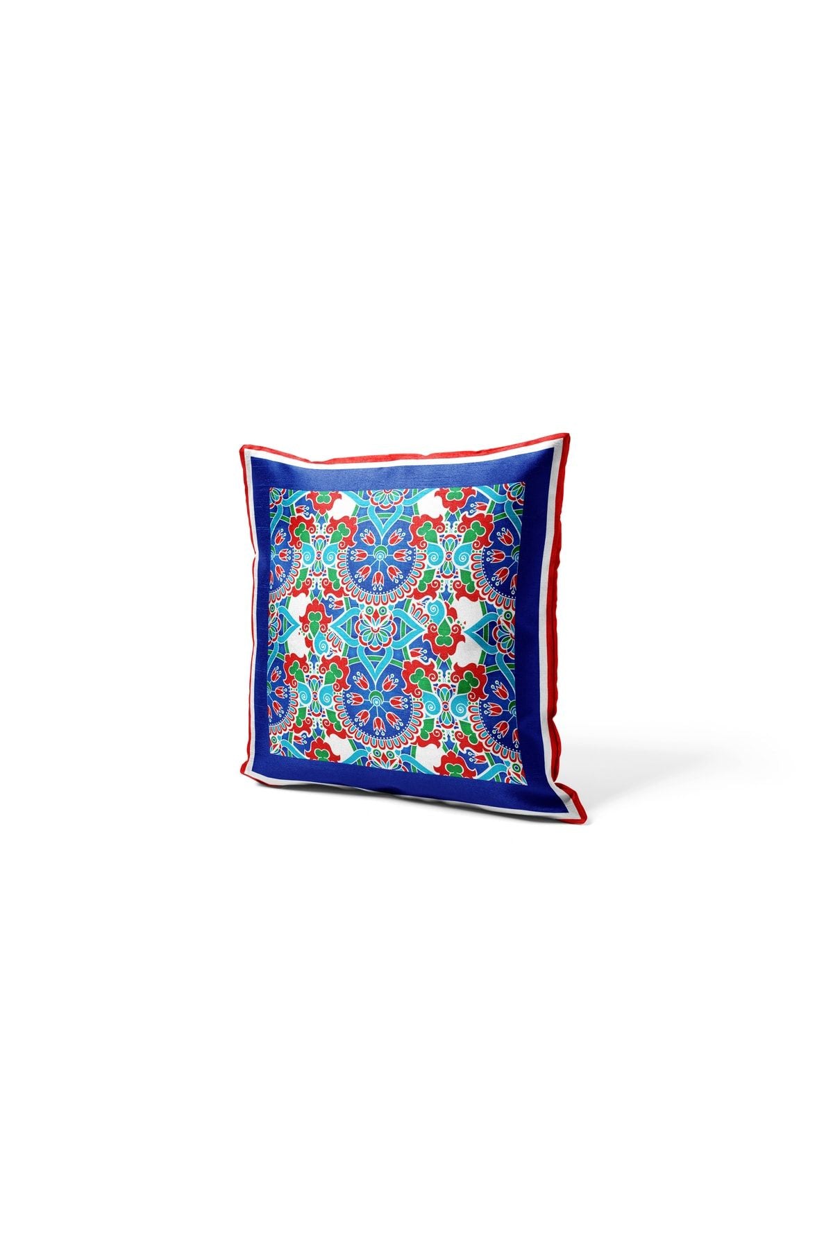 Tile-Inspired Silk Pillow