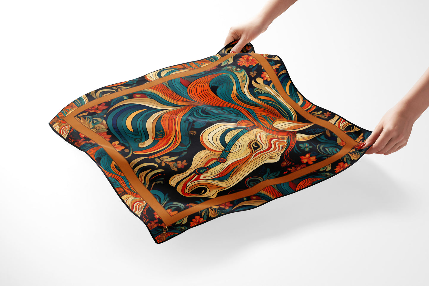 Silk Scarf - 60cm x 60cm - Liberated Muse