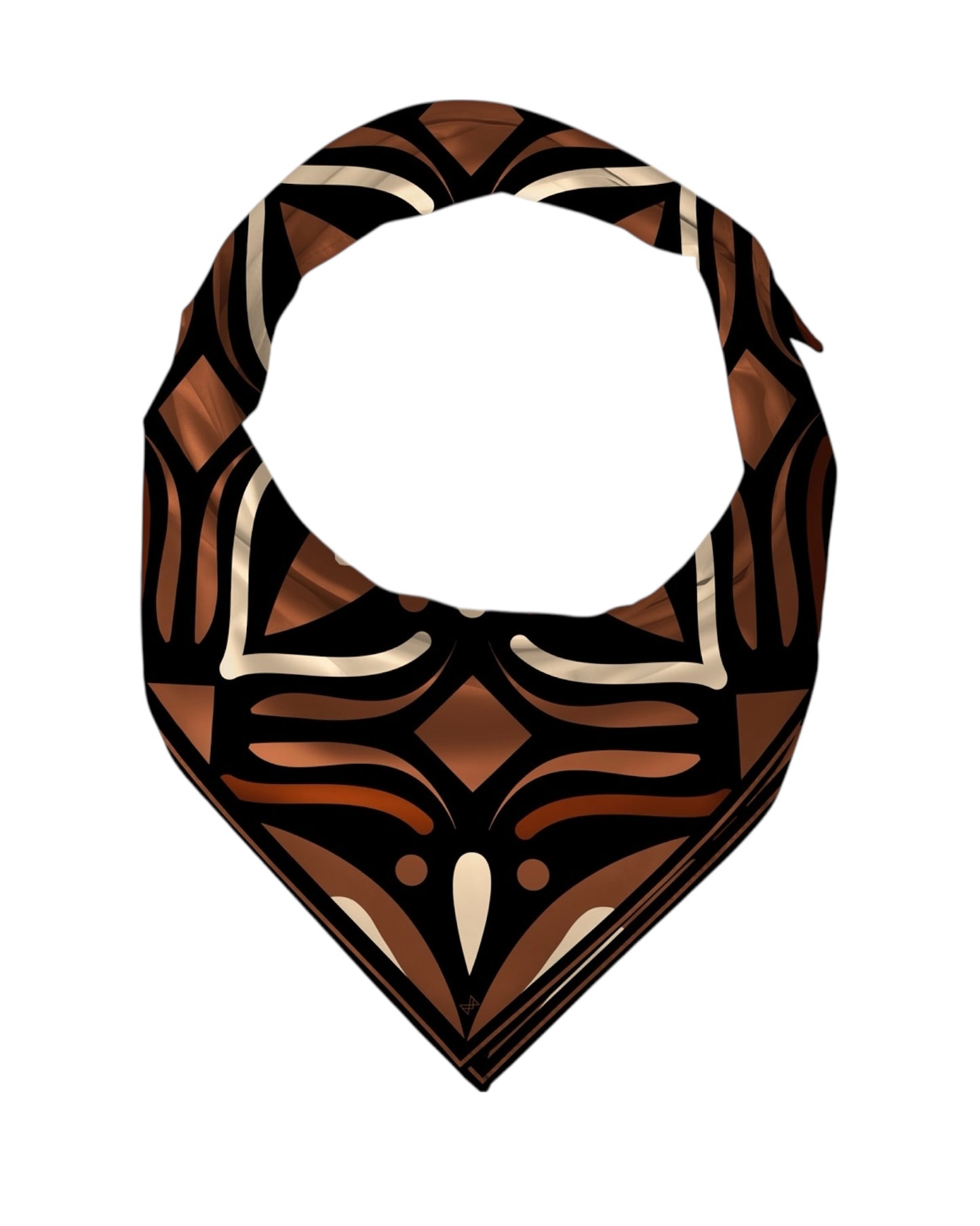 Madrid İpekli Bandana - Kahve