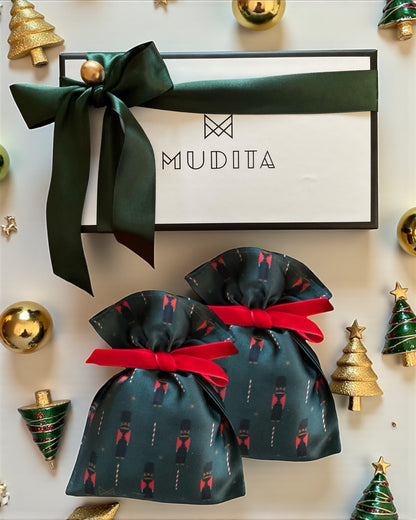 İpek Lavanta Kesesi - Nutcracker – Fındıkkıran Temalı - 2'li Hediye Kutusu