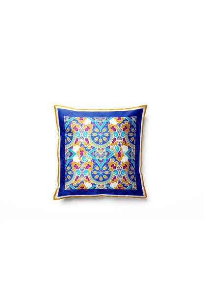 Tile-Inspired Silk Pillow
