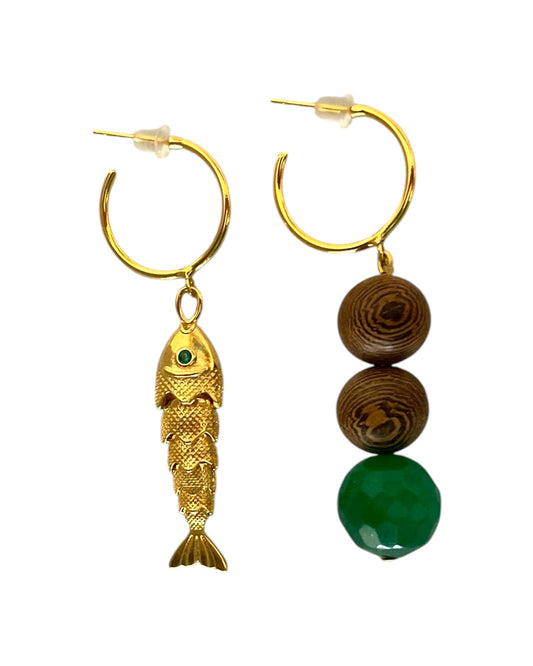 Emerald  – Asimetrik Küpe