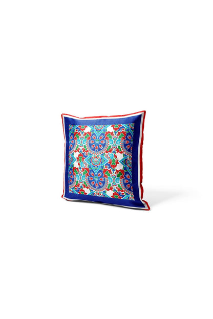 Tile-Inspired Silk Pillow