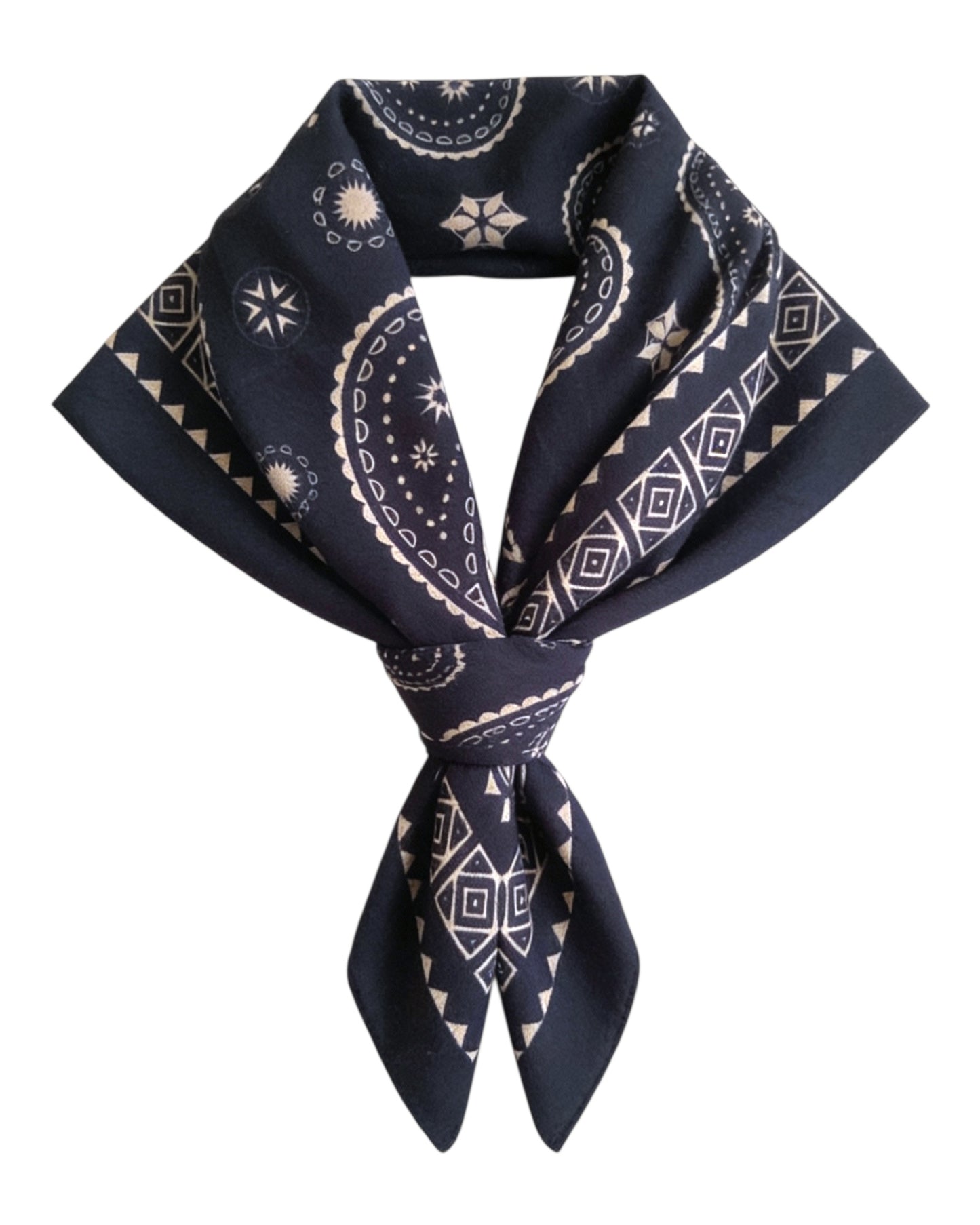 Velora - Navy - Kaşmir Modal Şal