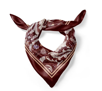 Silk Scarf - Wisdom of the Owl - Green