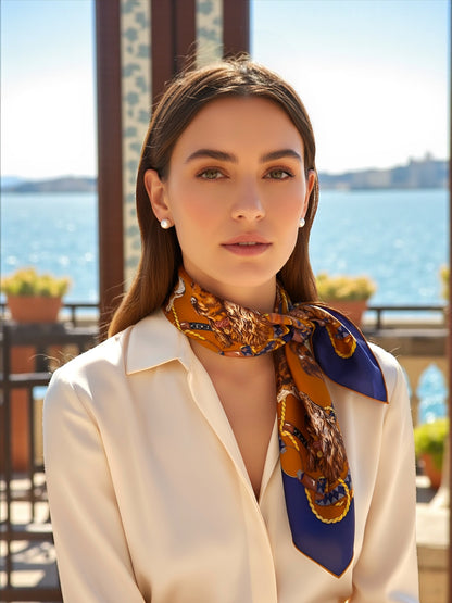 Silk Scarf - Best Friends