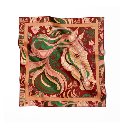 İpek Eşarp - 60cm x 60cm - Liberated Muse