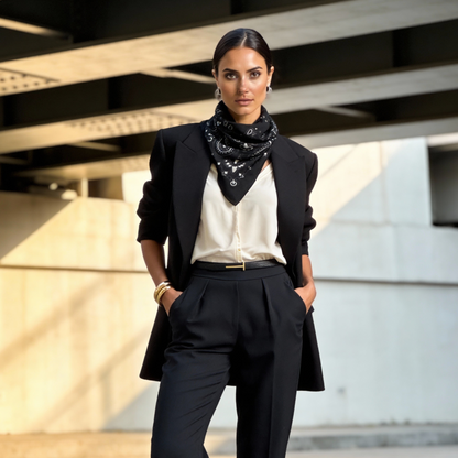 Lume - Black Onyx- Kaşmir Modal Şal