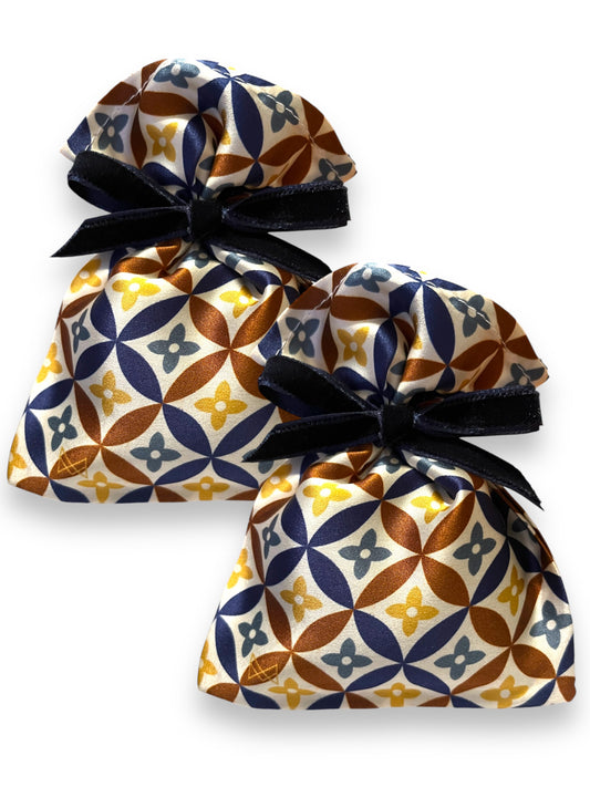 Silk Lavender Sachets - Set of 2