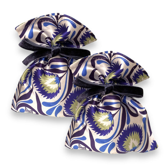 Silk Lavender Sachets - Set of 2