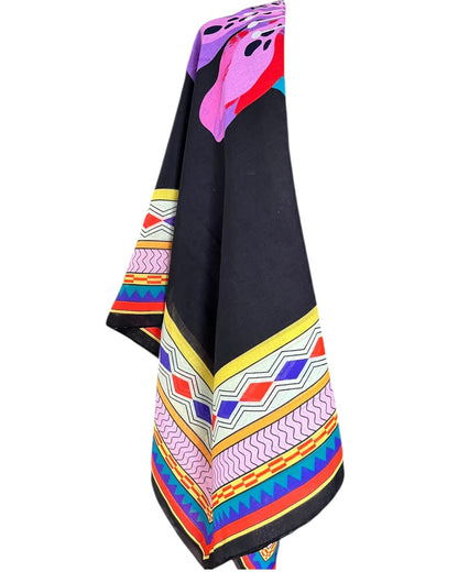 Pareo - Şal - TULIP - SİYAH