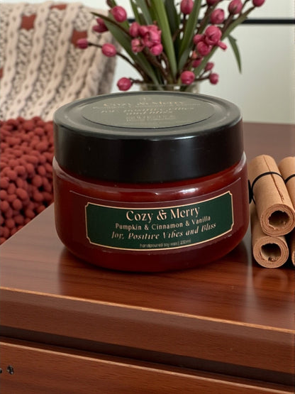 Mum - Cozy & Merry  Joy, Positive Vibes and Bliss
