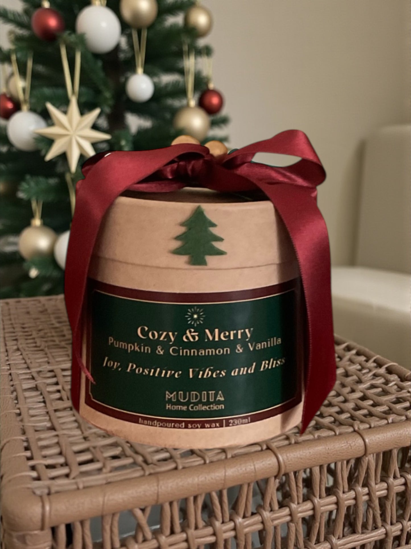 Mum - Cozy & Merry  Joy, Positive Vibes and Bliss