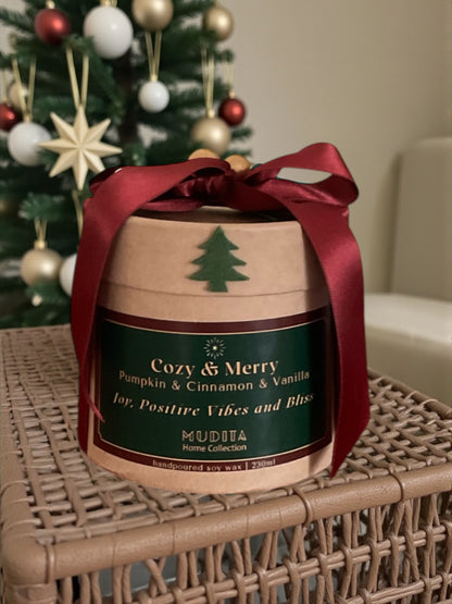 Mum - Cozy & Merry  Joy, Positive Vibes and Bliss