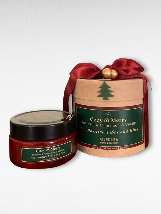 Mum - Cozy & Merry  Joy, Positive Vibes and Bliss